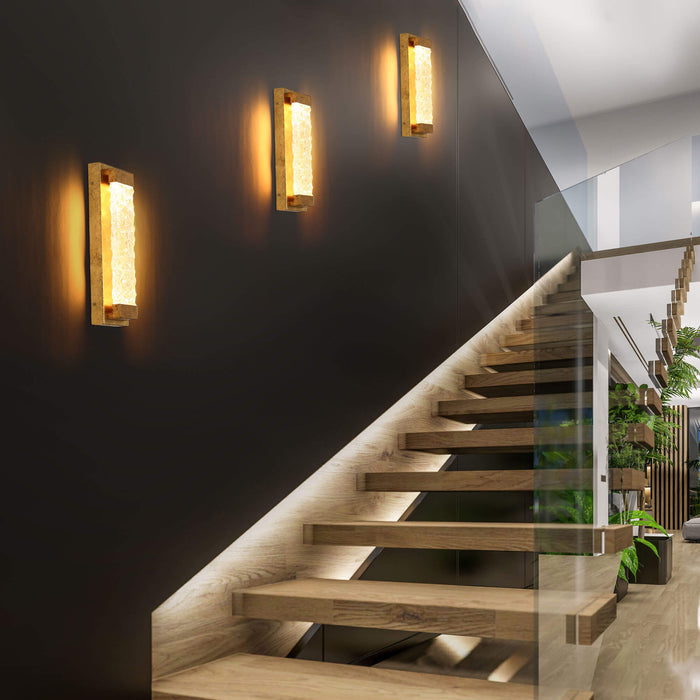 Sylmire 1-Light LED Gold Wall Sconce