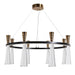 8-Light LED Wagon Wheel Chandeliers - Belles Lighting