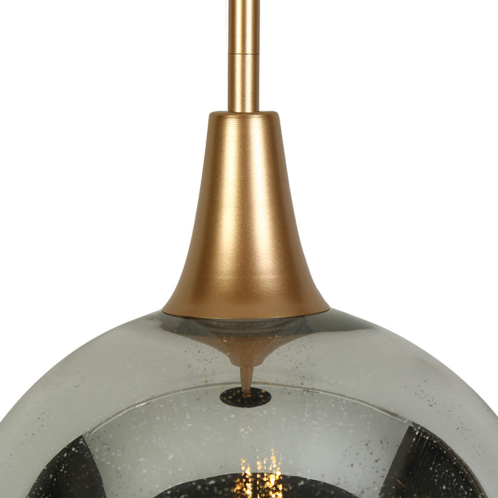 Calvion 1-Light Black and Gold Pendant Lights