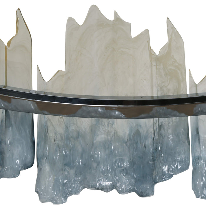 Tavlorn 1-Light LED Blue Chandelier