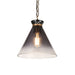 1-Light Medium Black and Gold Pendant