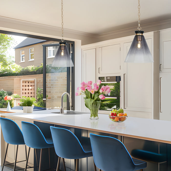 Jovlian 1-Light Gold Pendant Lights