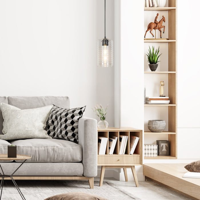Wynelis 1-Light Black Pendant Lights