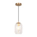 1-Light Mini Gold Pendant