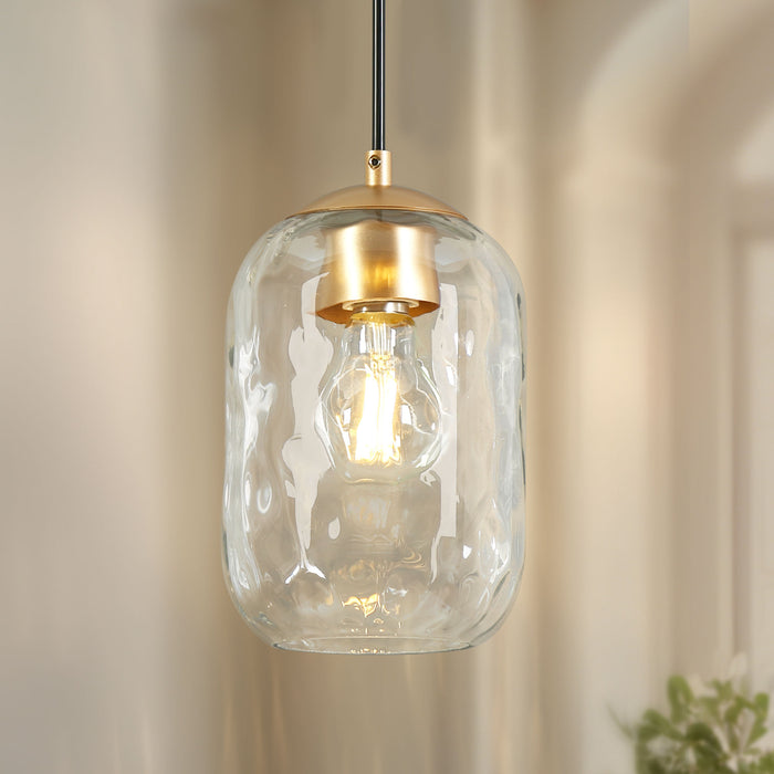 Ravitha 1-Light Gold Pendant Lights