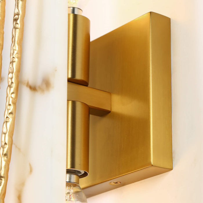 Lurvion 2-Light Brass Wall Sconce