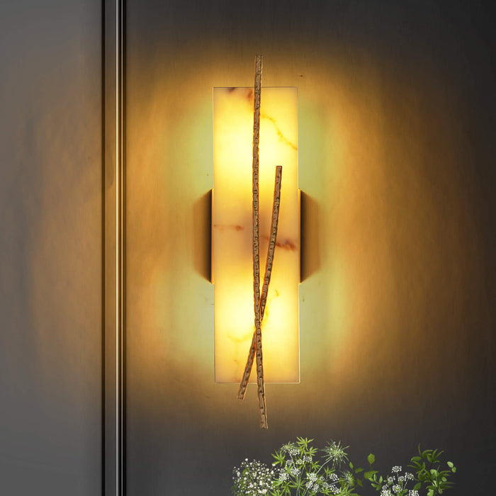 Lurvion 2-Light Brass Wall Sconce