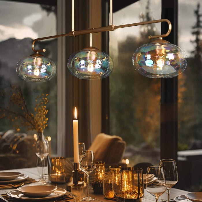 Teveris 3-Light Gold Island Light