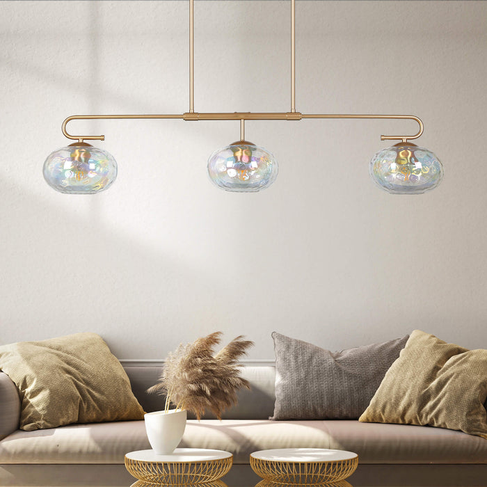 Teveris 3-Light Gold Island Light
