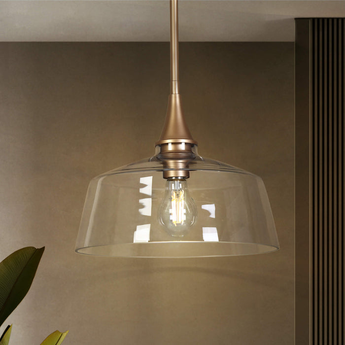 Nexarin 1-Light Gold Pendant Light