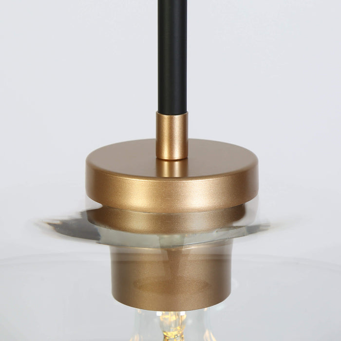 Xyveren 1-Light Gold Pendant Light