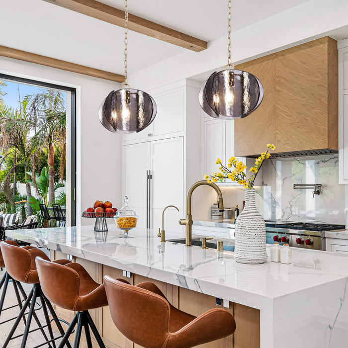 Velorin 1-Light Gold Pendant Lights