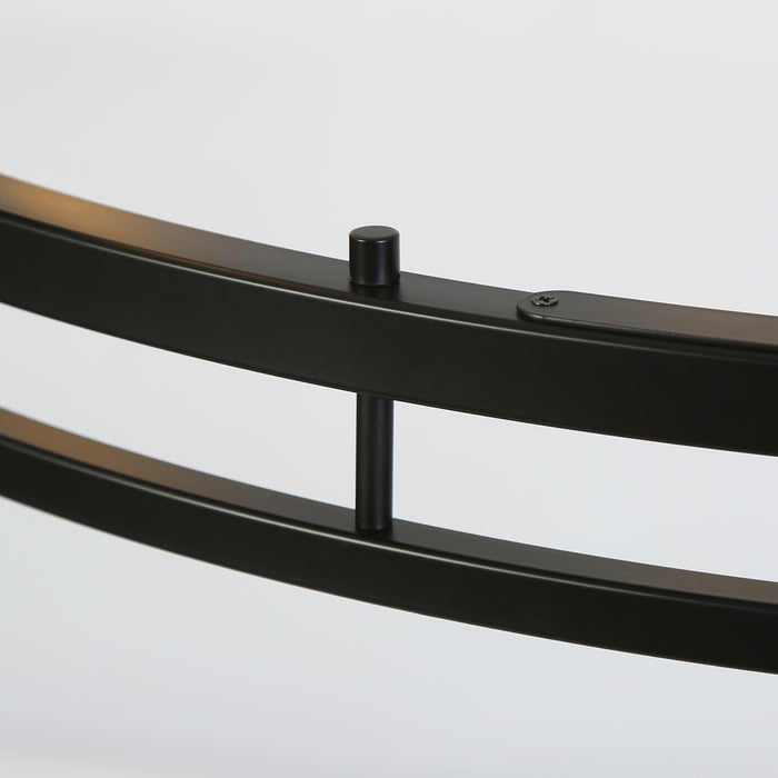Zyrelon 9-Light Black Wagon Wheel Chandelier
