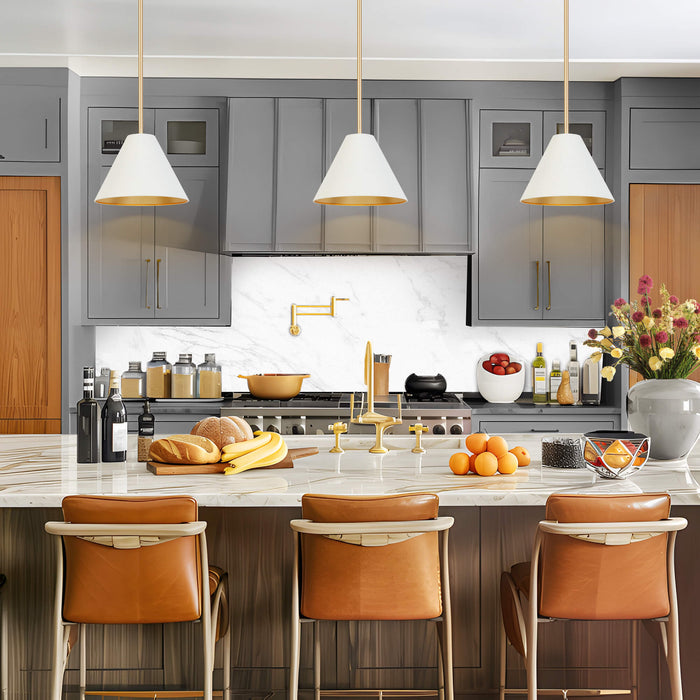Serivon 1-Light Gold Pendant Light