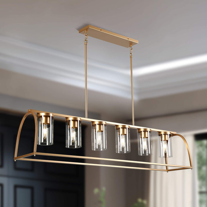 Velmira 6-Light Gold Island Lights