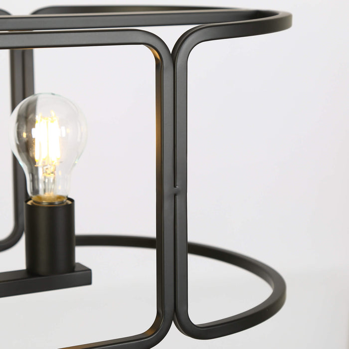 Zyrelon 6-Light Black Island Light