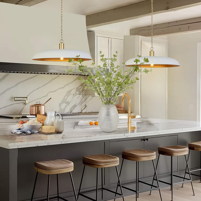 Bresina 1-Light Gold Pendant Light