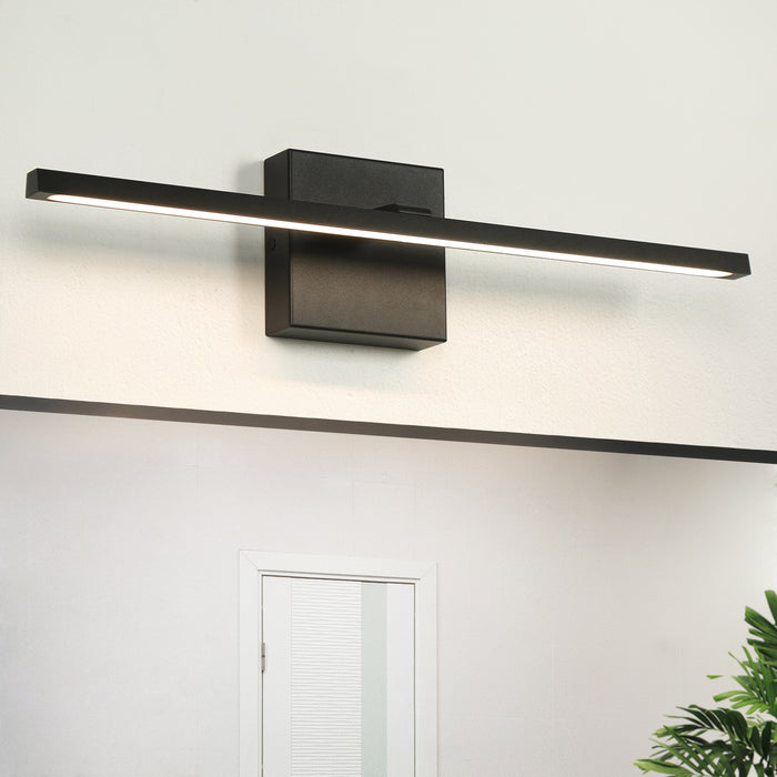 Veylith 1-Light LED Black Wall Sconce Picture Light