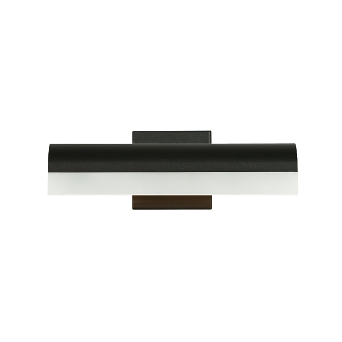 Calina 1-Light LED Black 14.2" Wall Sconce Acrylic Vanity Light