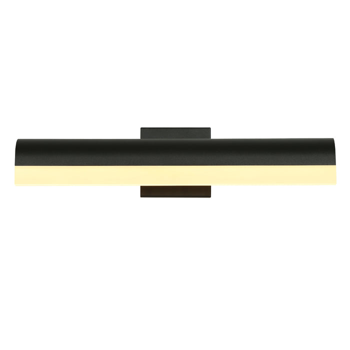 Calina 1-Light LED Black 20.5" Wall Sconce Acrylic Vanity Light