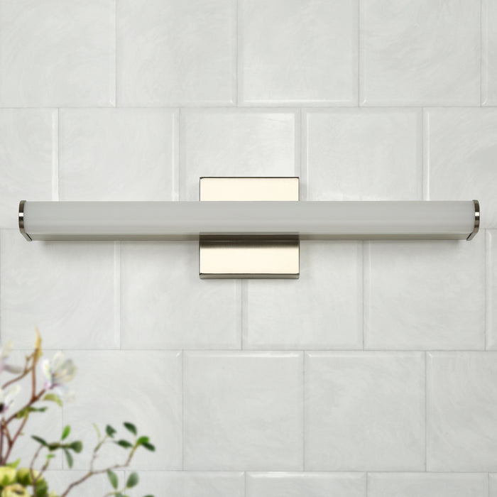 Talven 1-Light Nickel Square Wall Sconce