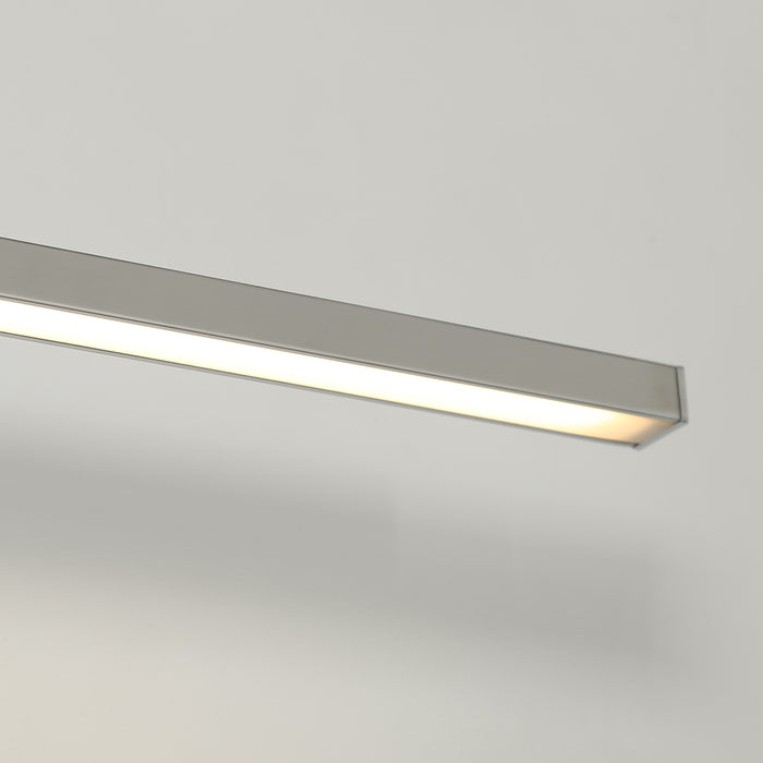 Povanl 1-Light Chrome Linear Vanity Light