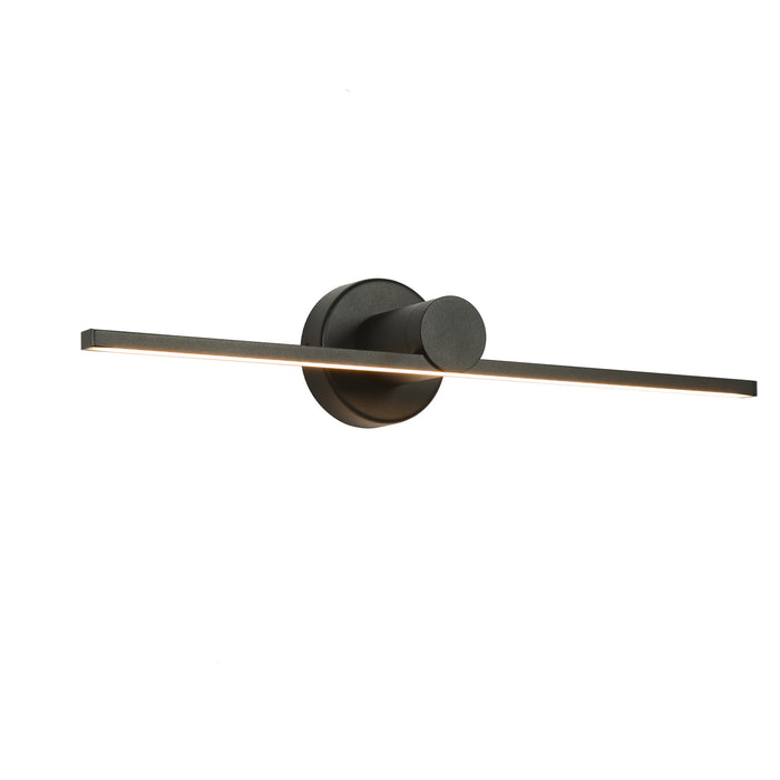 Povanl LED 1-Light 23.6" Black Linear Vanity Light