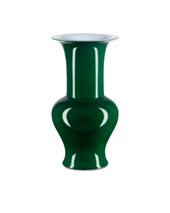 Imperial Green Corolla Vase