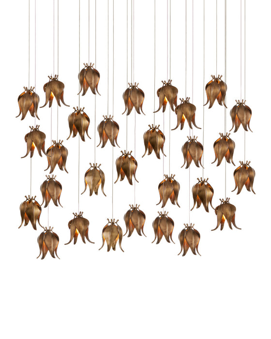 Iota 30-Light Linear Multi-Drop Pendant