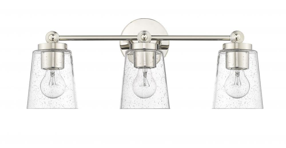 Lauryn 3-Light Vanity Polished Nickel
