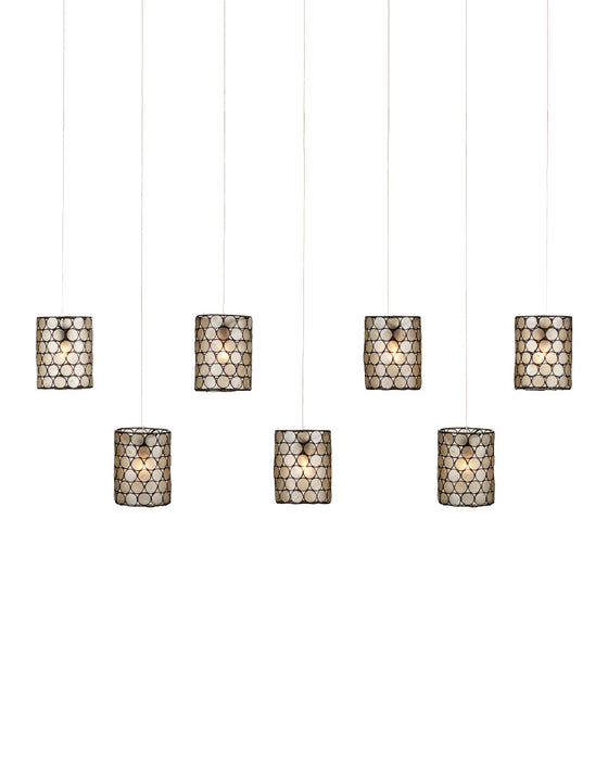 Regatta 7-Light Linear Multi-Drop Pendant