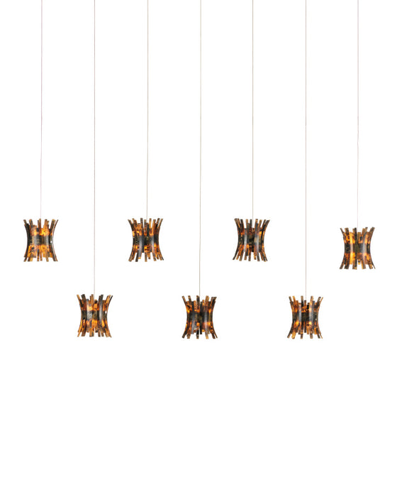 Alsop 7-Light Linear Multi-Drop Pendant