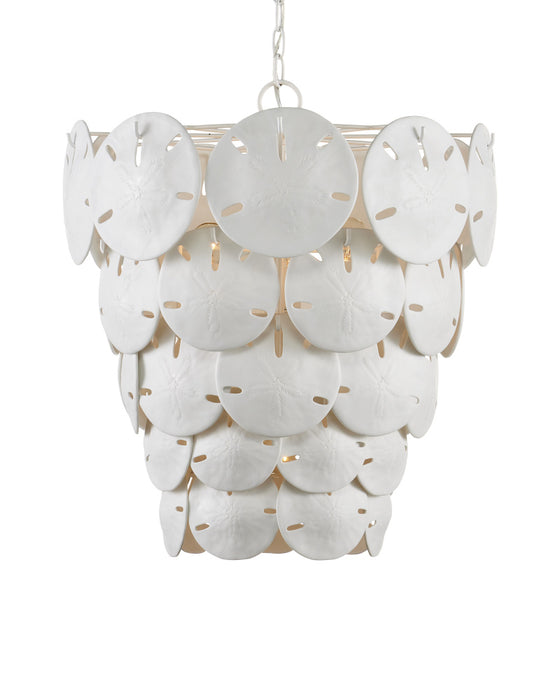 Tulum Large White Chandelier