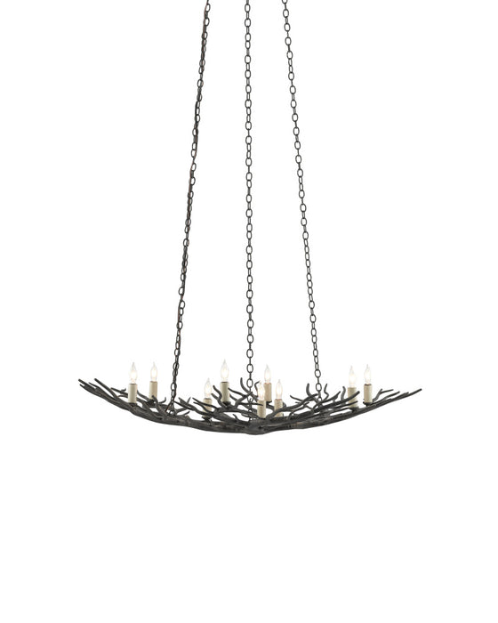 Rainforest Small Bronze Chandelier