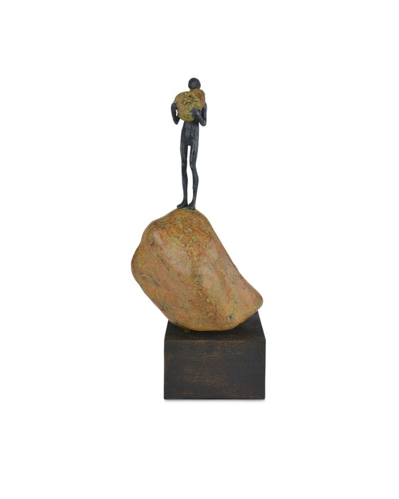 Man on Rock Medium Bronze