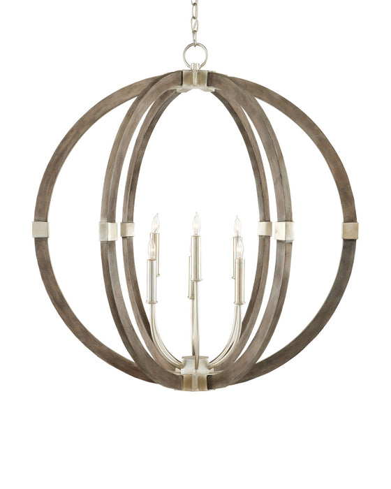 Bastian Gray Orb Chandelier