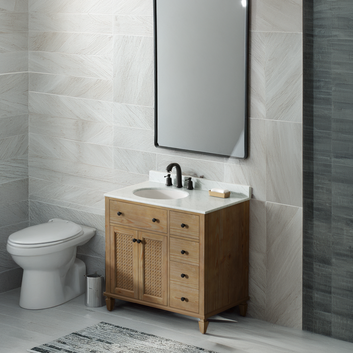 Annie 36" Weather Fir Single Bathroom Vanity