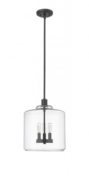 Asheville 3-Light Pendant light Matte Black