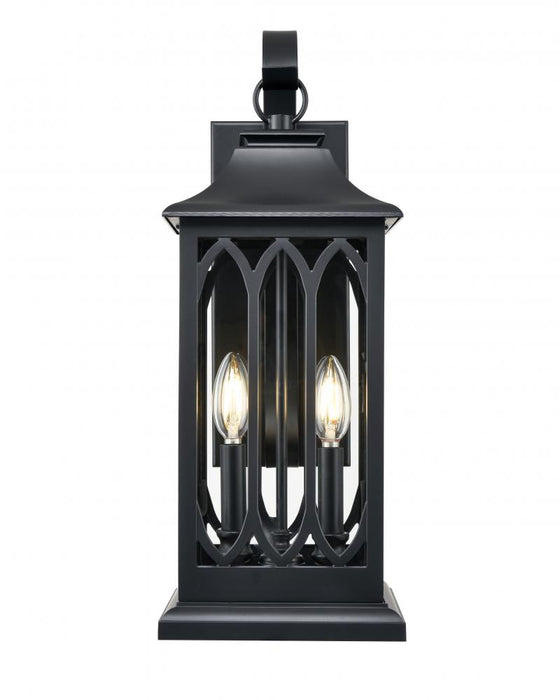 Mallorey 2-Light Outdoor Wall Sconce Powder Coated Black