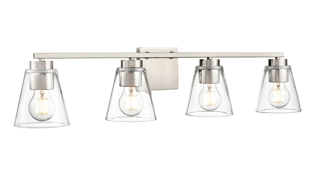 Strayhan 31" 4-Light Vanity - Brushed Nickel
