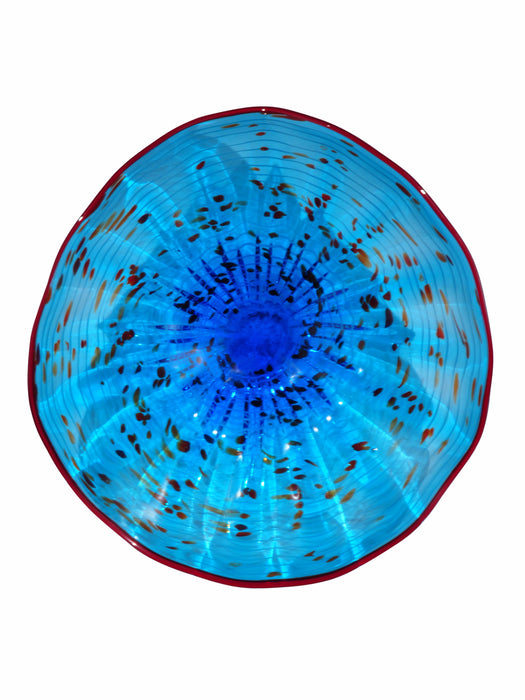 Wrightwood 9" Hand Blown Art Glass Wall Art Decor