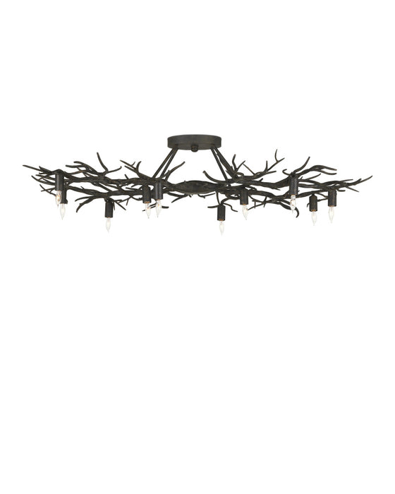 Rainforest Bronze Semi-Flush Mount