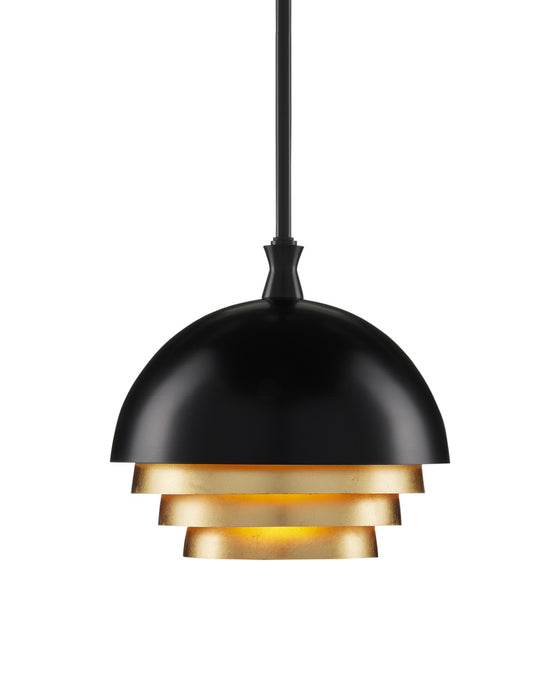 Salviati Medium Black & Gold Pendant