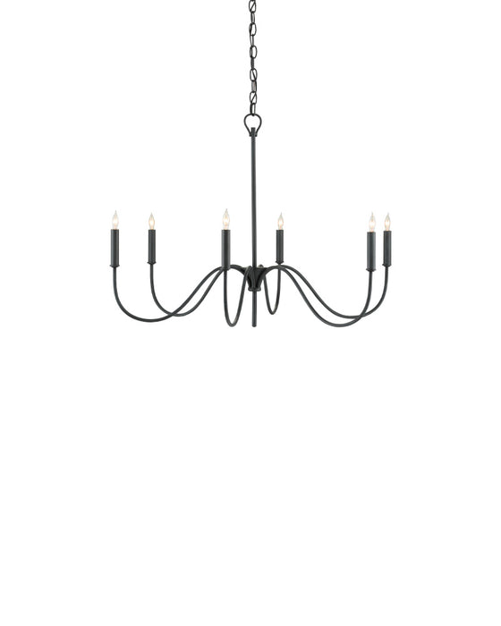 Tirrell Small Black Chandelier