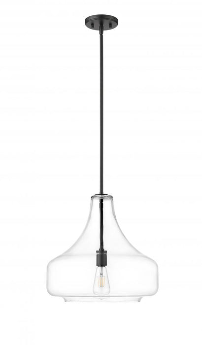 Madelynn 1-Light Pendant light Matte Black