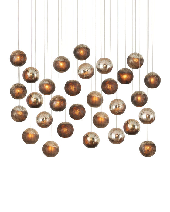 Pathos 30-Light Linear Multi-Drop Pendant