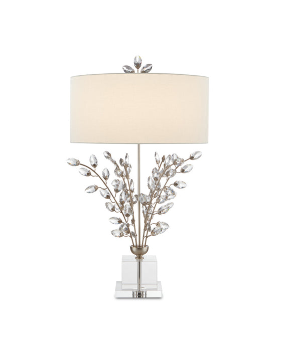 Forget-Me-Not Silver Table Lamp