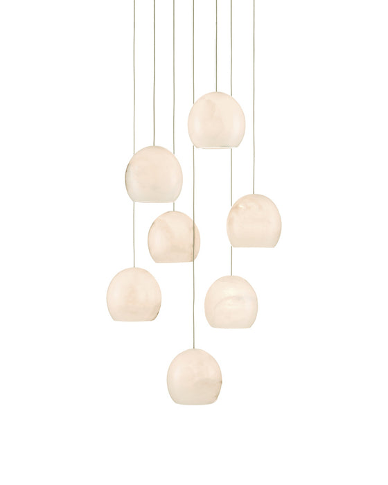 Lazio 7-Light Round Multi-Drop Pendant