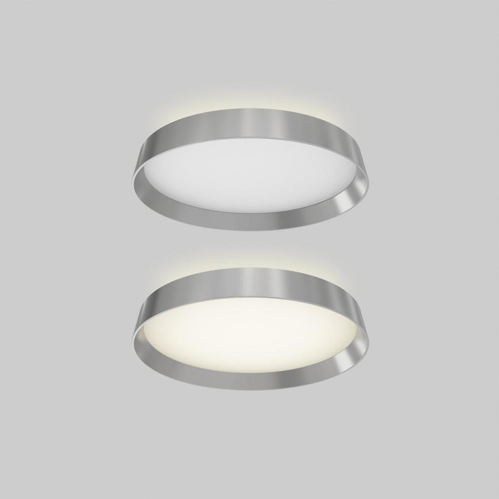 Aurora 12 Inch Dual - Light Dimmable LED Flush Mount — Belles Lighting