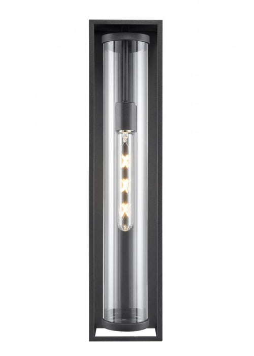 Caleb 1-Light Outdoor Wall Sconce Textured Black